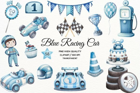 Download Watercolor Race Car Clipart 58 PNG - Car clipart Collection