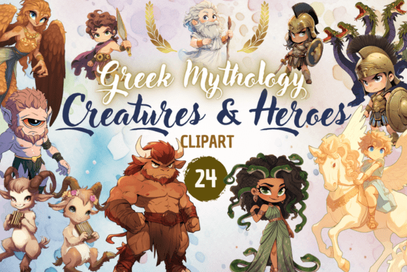 Download Greek Mythology Creatures - Clipart - Mythology Collection
