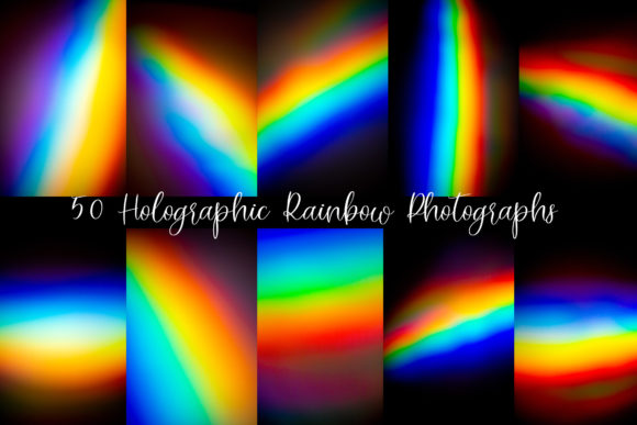 Download Rainbow Holographic Paper Background 50 - Holographic paper Collection