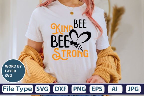 Download Bee Kind Bee Strong SVG Cut File - Bee kind bee strong svg cut file Collection