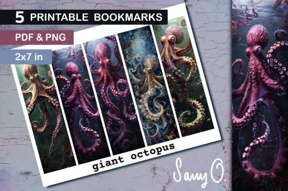 Download Bookmark Giant Squid Octopus Mythology - Mythology Collection