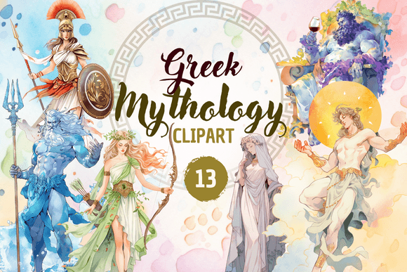 Download Greek Mythology Olympian Gods - Clipart - Mythology Collection
